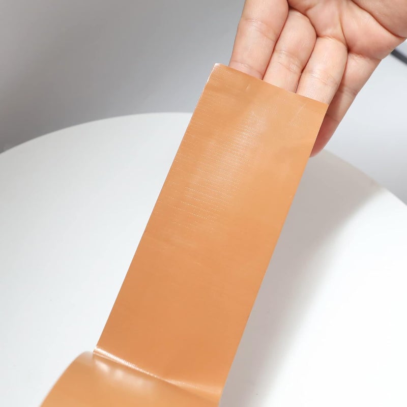 QILIMA Cloth Duct Tape, Waterproof Duct Cloth Fabric, Professional Grade Duct Tape for Photographers,Repairs, DIY, Crafts, Indoor Outdoor Use,2 Inch X 28 Yards, Brown - Image 2